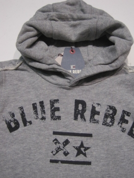 Blue Rebel Jungen Hoodie grey  SALE  -60%