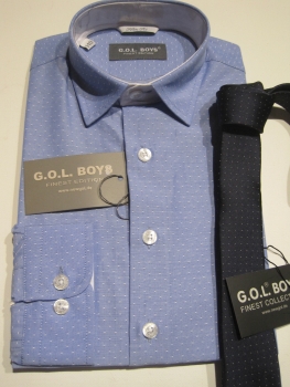 G.O.L Boys Hemd Mit Eton-Kragen Shirt 